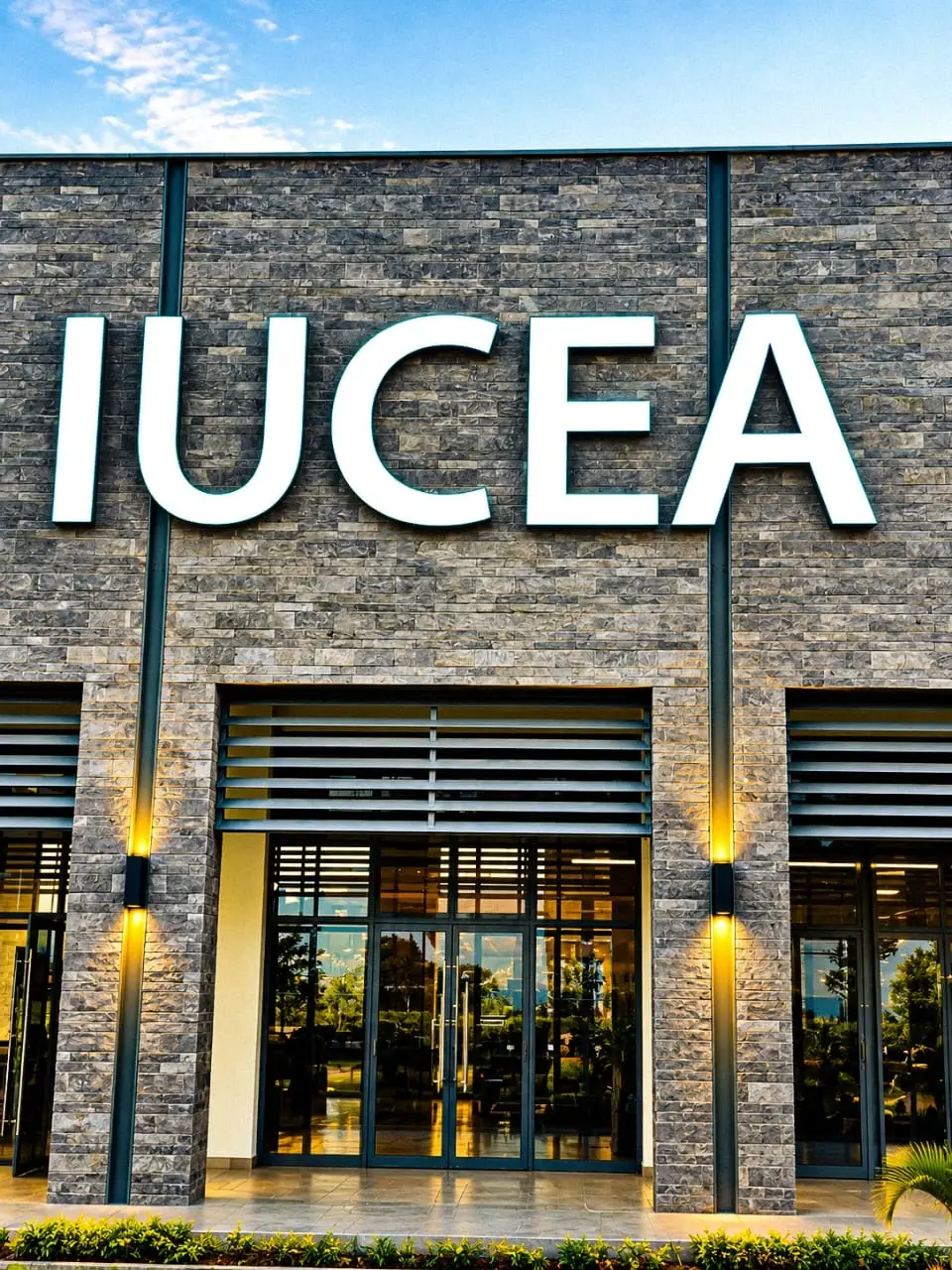 Completed exterior sign for Inter-University Council for East Africa
